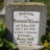 Kloos Hermann 1899-1926 Grabstein